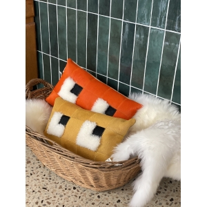 coussin pixel emoji smiley