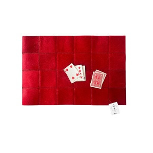 tapis de carte rouge