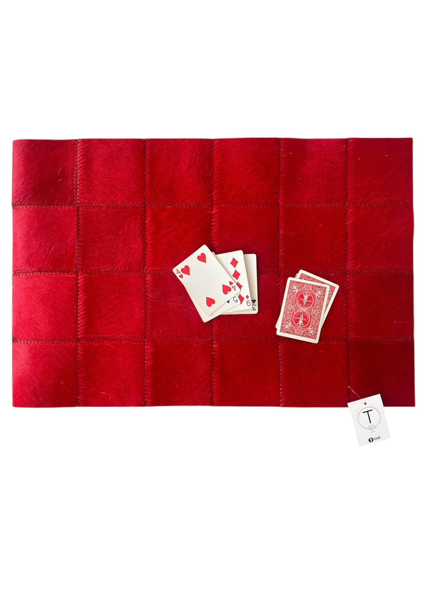 tapis de carte rouge