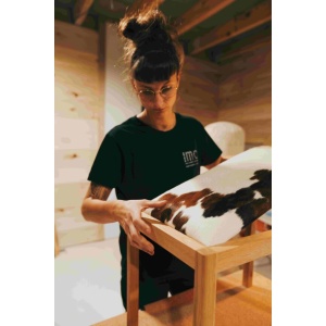 tabouret peau de vache