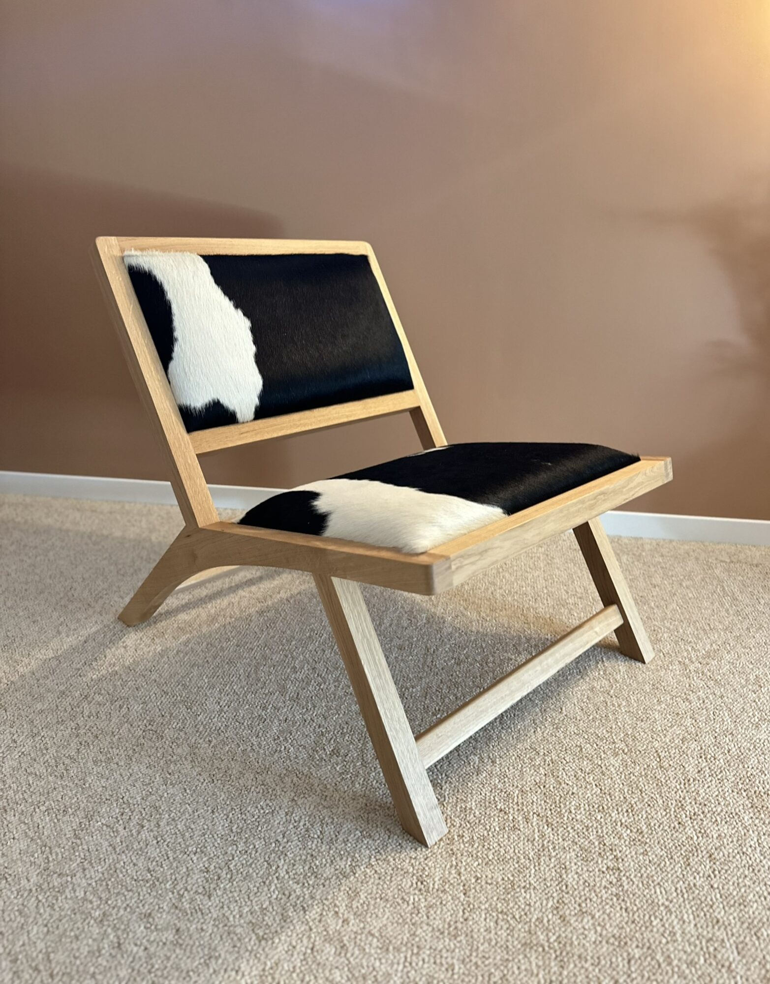 fauteuil peau de vache