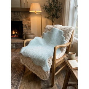 peau de mouton bleu ciel maison tergus déco