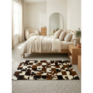 tapis peau de vache maison tergus