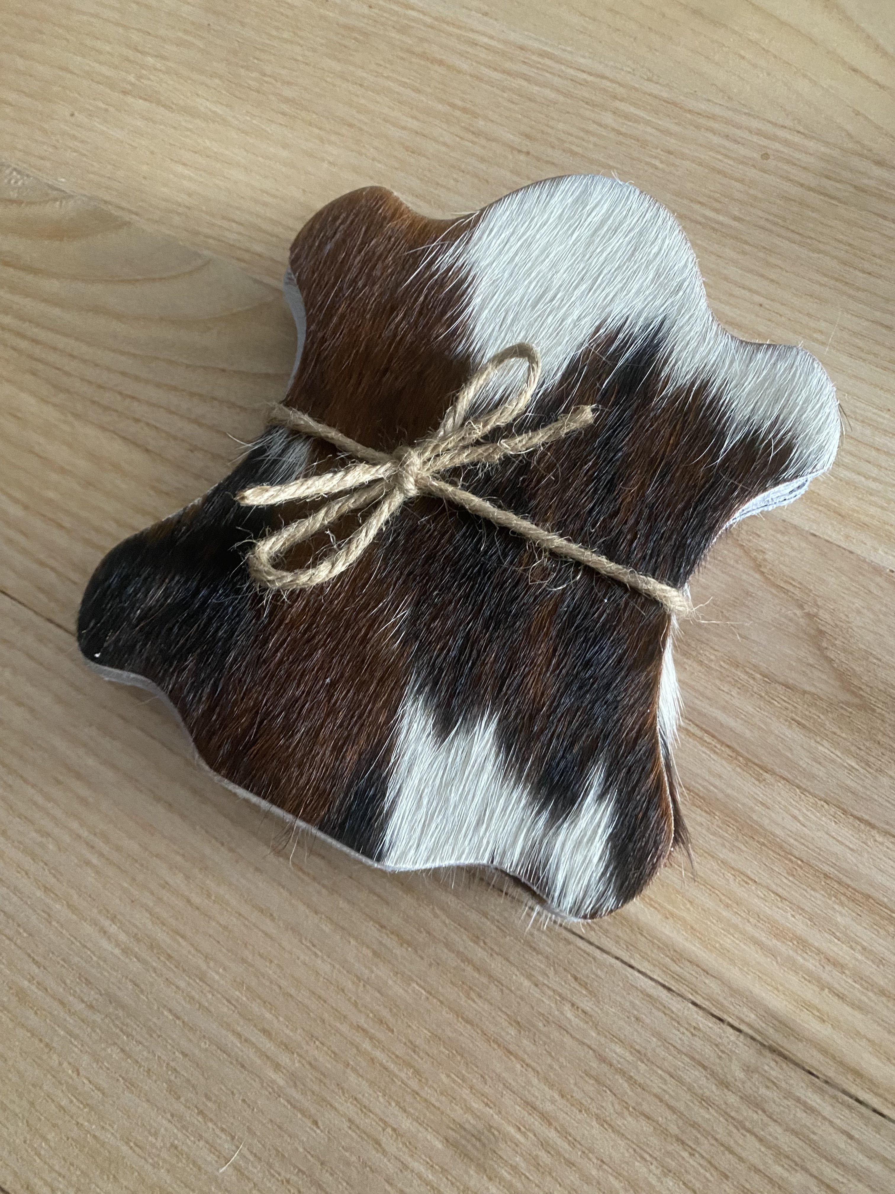 sous verre TERGUS cuir naturel normande artinasal