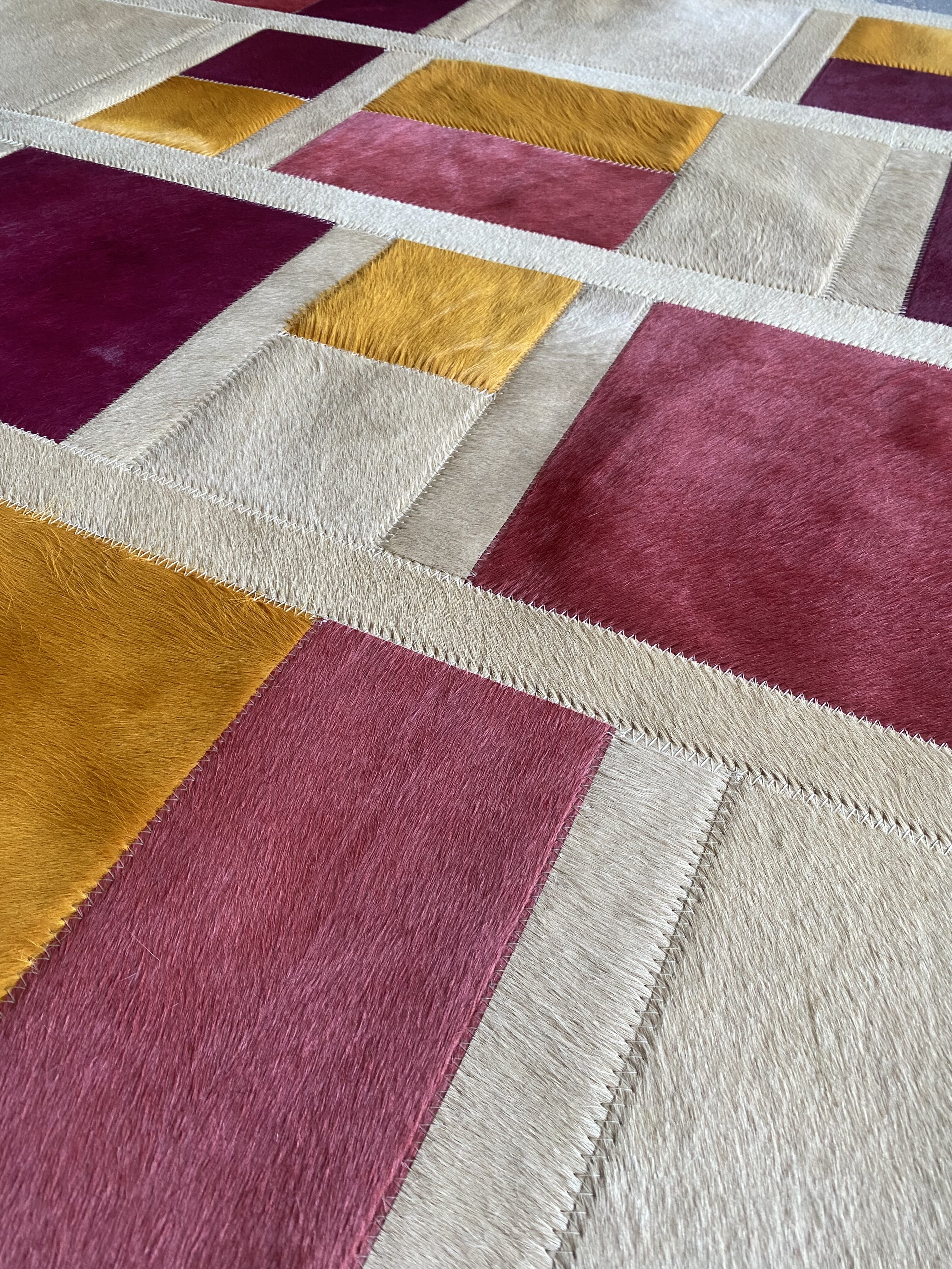 tapis zoom peau de vache maison tergus