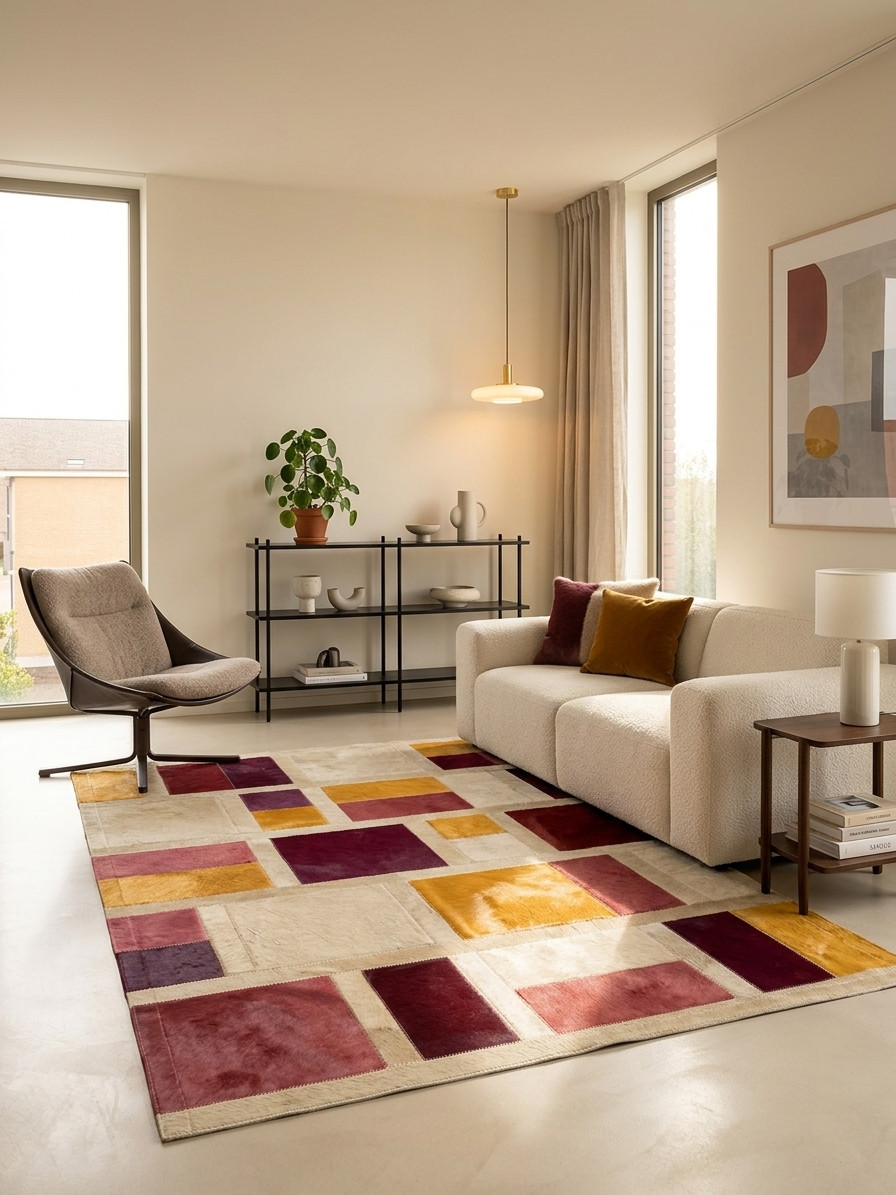 tapis tergus peau de vache